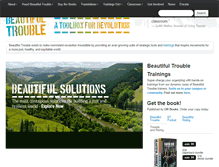 Tablet Screenshot of beautifultrouble.org